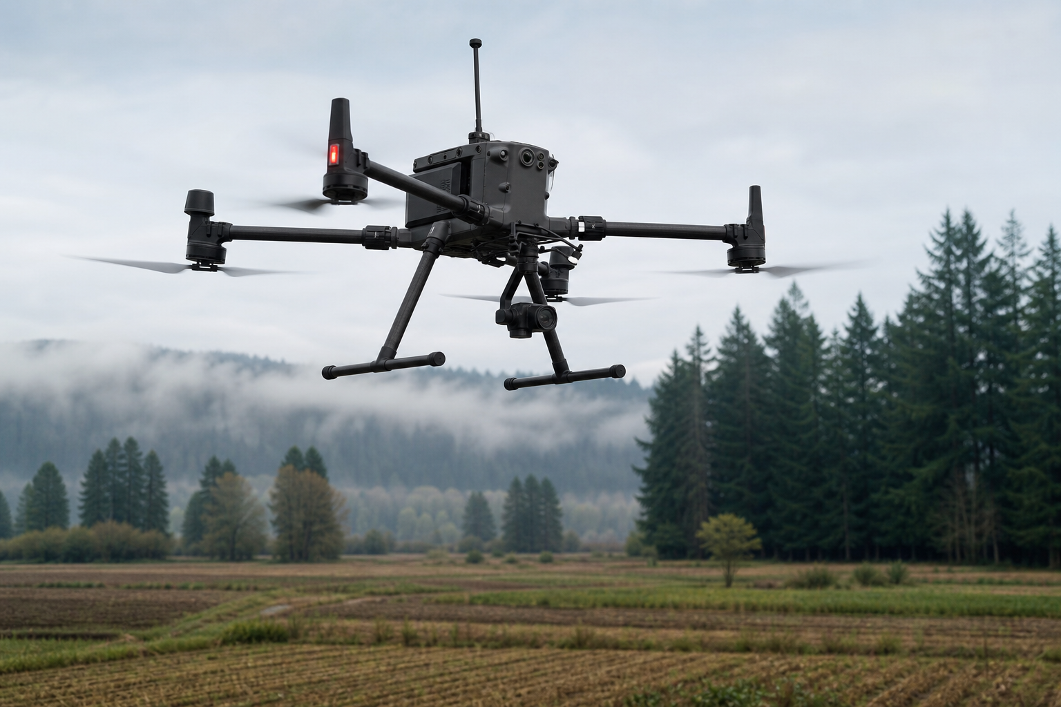 DJI Agras T-Series survey flight