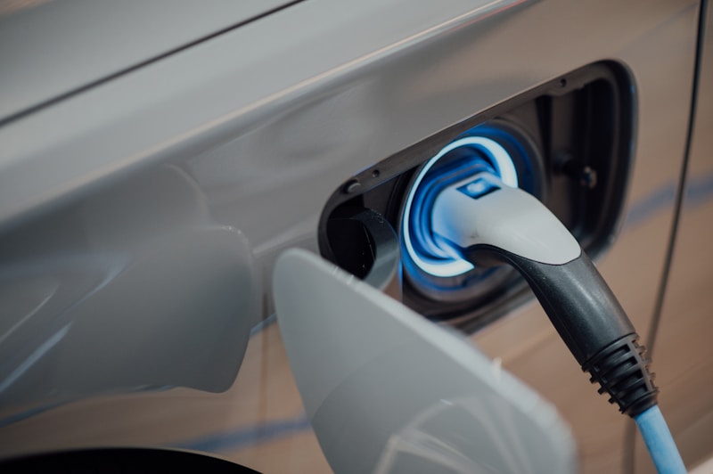 Rural EV charging station with connectivity hub